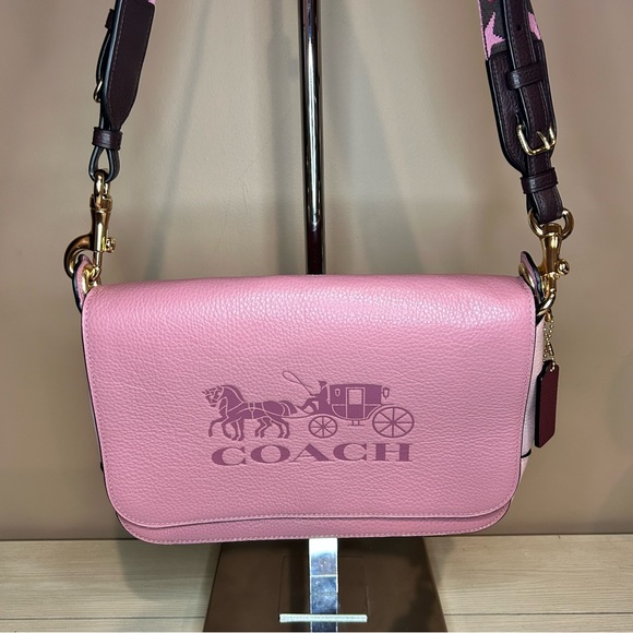 COACH signature Jes Messenger Bag Rose Pink One size EUC - Picture 5 of 14